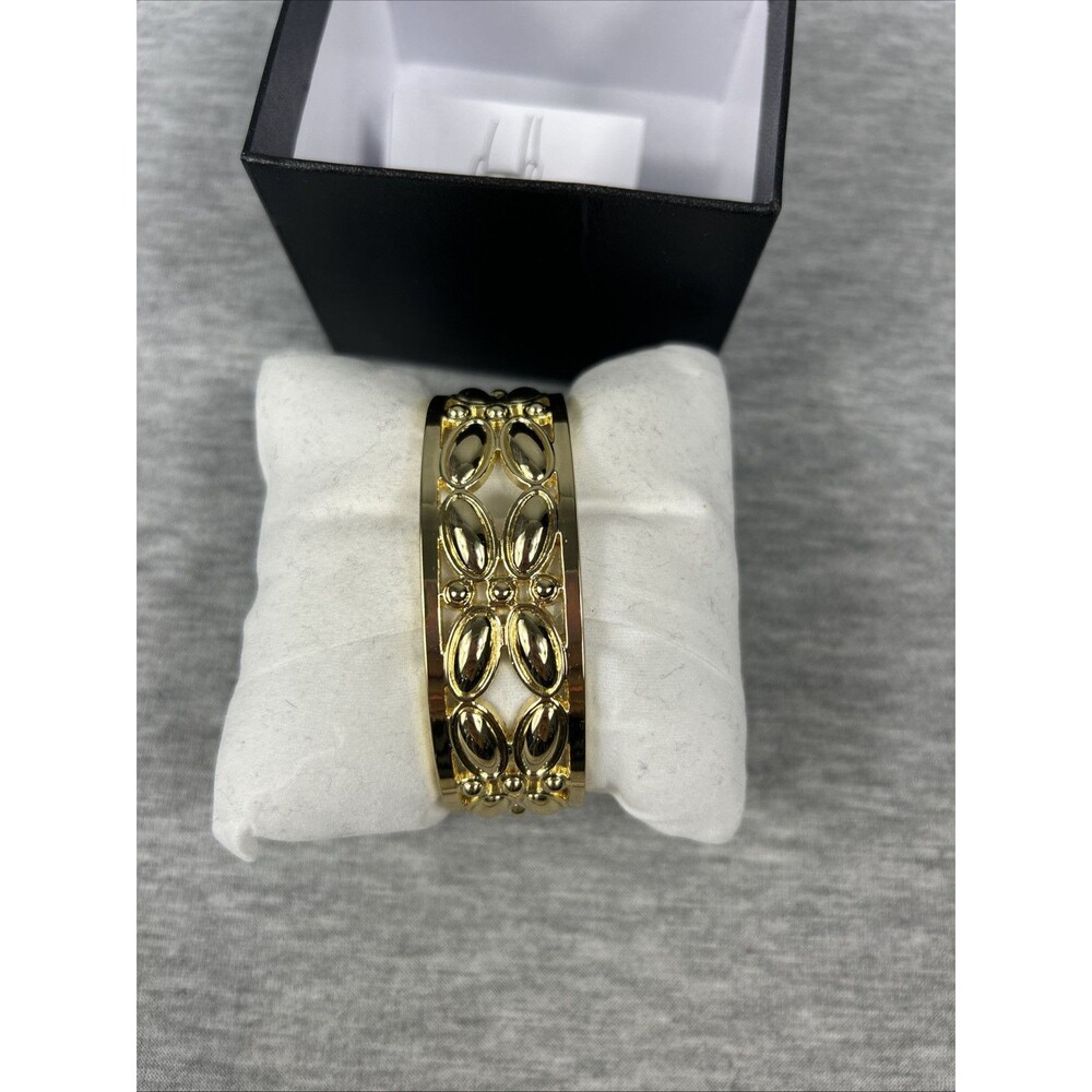 GOLD COAST Ladies Goldtone Quartz Watch With Inset Crystals, No Battery - Picture 5 of 15